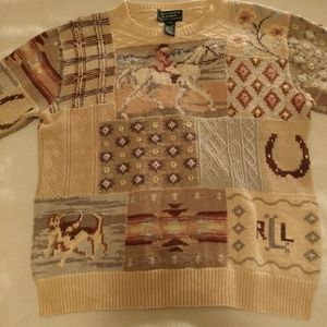 Vintage Ralph Lauren Sweater hand knitted